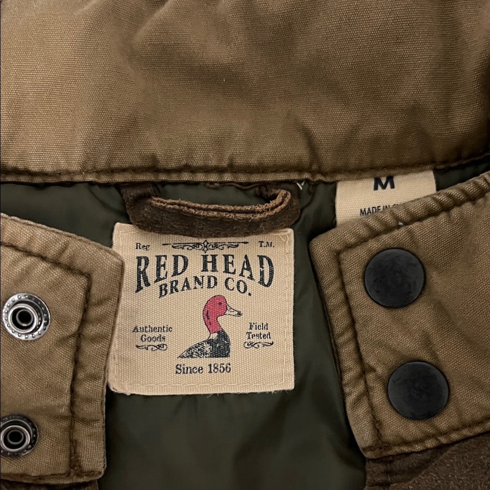RedHead Tan and Brown Vest with Green Interior - Picture 2 of 4